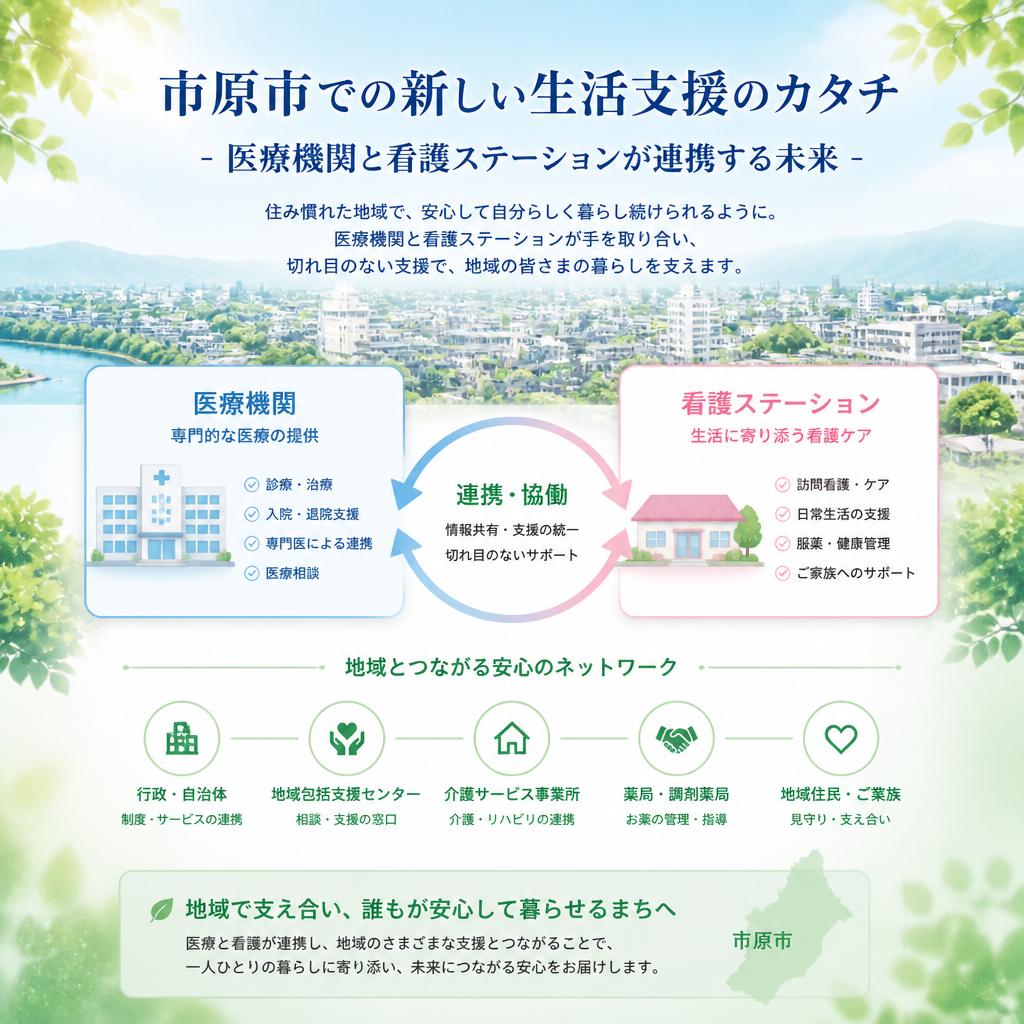 市原市での新しい生活支援のカタチ - 医療機関と看護ステーションが連携する未来