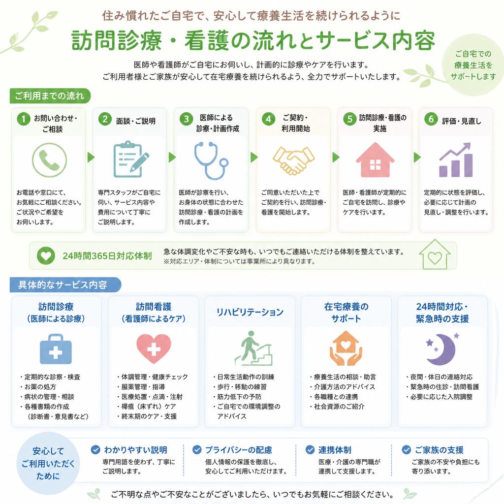 実際のケアの流れ